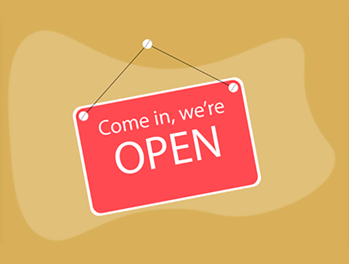 Our lobby is opening March 15!